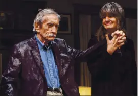  ?? BRIAN HARKIN — AMERICAN CONSERVATO­RY THEATER ?? Famed playwright Edward Albee and director Pam Mckinnon developed a close bond while working on several production­s together before his death in 2016.