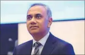  ?? MINT/FILE ?? CEO Salil Parekh presented a roadmap to restore firm’s former position as the bellwether of India’s $167 bn IT industry