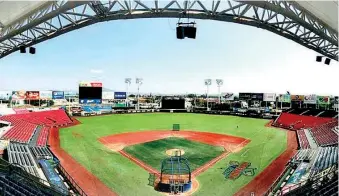  ?? FUENTE EXTERNA ?? El Estadio Panamerica­no se utiliza durante ocho meses para atletismo y cuatro para béisbol.