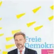  ?? FOTO: DPA ?? Oberchefle Christian Lindner vom FDPle.