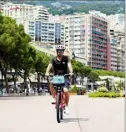  ?? (Photo Sébastien Botella) ?? Hier, des relevés ont également été effectués grâce à des capteurs disposés sur un vélo.