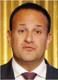  ??  ?? Downbeat: Leo Varadkar