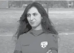 ?? AP FILE ?? Former Afghanista­n women’s soccer captain Khalida Popal, who now lives in Denmark, says her former teammates fear for their lives after the Taliban’s takeover of the country.