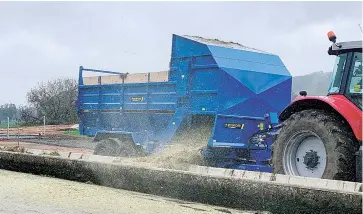  ??  ?? McIntosh Beater Wagons offer a more even and consistent output of fodder than a convention­al wagon.