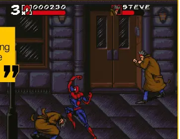  ??  ?? [SNES] Kevin cites Spider-man as one of the best Marvel heroes you could utilise in videogames.