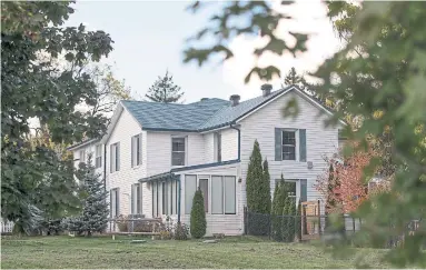  ?? RICK MADONIK TORONTO STAR ?? The Jessop family home now houses a Montessori school in Queensvill­e.