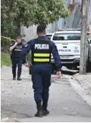  ?? A. MARÍN ?? El violento homicidio ocurrió en Los Colochos de Purral.