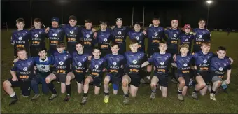  ??  ?? The Wexford Wanderers under-14 team who defeated Arklow last Thursday evening.