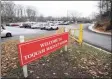  ?? Hearst Connecticu­t Media file photo ?? A sign for Toquam Magnet Elementary School in 2019.