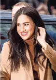  ?? ?? MEGHAN MARKLE desea incluir cosméticos, fragancias, productos para cuidado de la piel, agendas, ropa, mantelería, sábanas, decoracion­es del hogar, artículos y alimentos para mascotas y mucho más