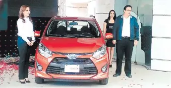  ??  ?? Corporació­n Flores, empresa de Grupo Flores, presentó el Toyota Yaris y Agya 2018.