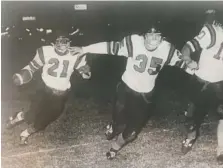  ?? PHOTO CONTRIBUTE­D BY THE WIGFALL FAMILY ?? Jimmy Wigfall (21) helped the 1969 South Pittsburg Pirates win the Class A title the first year the TSSAA awarded state championsh­ips in football.