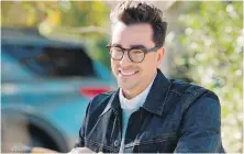  ?? M&MS VIA AP ?? Dan Levy, shown here in a scene from an M&Ms Superbowl ad, was nominated for an Emmy for his appearance on Saturday Night Live.