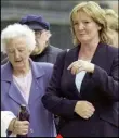  ??  ?? Mckevitt’s wife Bernadette (right) attending his trial