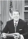  ?? DOUG MILLS, AP ?? President Ronald Reagan.