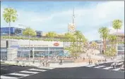  ?? Ian Espinosa Associates ?? AN ARTIST’S rendering shows the revamped mall, which sits alongside a future Metro station.