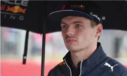  ?? Photograph: Vince Mignott/MB Media/Getty Images ?? Max Verstappen defended Nelson Piquet after the former world champion was roundly condemned for his use of a racist epithet.