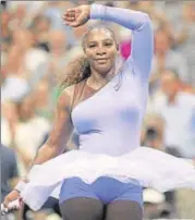  ?? AFP ?? Serena Williams beat Carina Witthoeft 62, 62 to enter the third round at the US Open on Wednesday.
