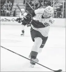  ?? PHOTO COURTESY OF CLEVELAND MONSTERS ?? Summerside native Brett Gallant will play in the Andrews Hockey benefit game at MacLauchla­n Arena on Sunday at 7 p.m. Gallant is shown in action with the Cleveland Monsters of the American Hockey League.