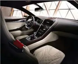  ??  ?? KABIN sentuhan futuristik. ANTARA model dipamerkan di BMW Luxury Excellence Pavilion.