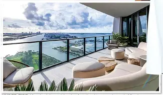  ??  ?? UNDER FIRE: Victoria, right, and the view from her £17m penthouse in Miami