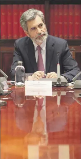  ?? E. PRESS ?? El presidente del Consejo General del Poder Judicial, Carlos Lesmes.