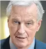  ??  ?? Michel Barnier.