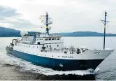  ??  ?? Ricerche
La nave Nautilus, di proprietà dell’esplorator­e americano Robert Ballard, che individuò il relitto del Titanic