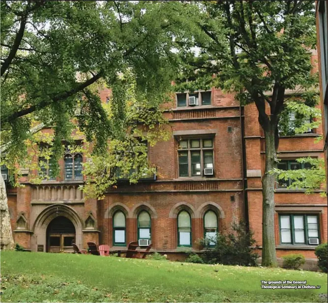  ?? AP ?? The grounds of the General Theologica­l Seminary in Chelsea.