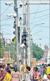  ?? VIRENDRA SINGH GOSAIN/HT ARCHIVE ?? The first phase of the project kicked off in June 2019 and about 140,000 cameras were installed.