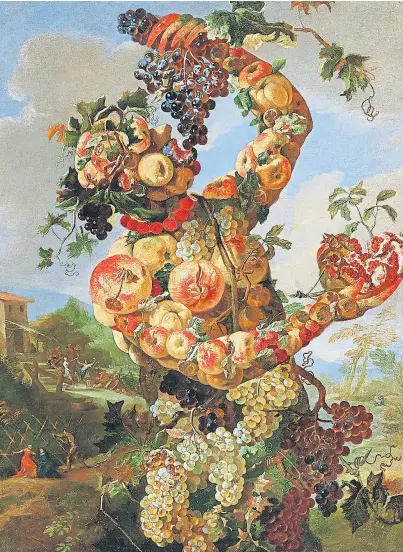 ?? FOTO: DOROTHEUM ?? Giovanni Paolo Castelli, genannt Lo Spadino (1659 bis 1730): Allegorie des Herbsts.