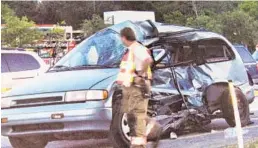  ?? COURTESY FILE ?? The May 26, 2000, crash ended the life of Dawn Sheppard, 44, a mother of two on her way to King’s Academy where she worked and one of her children attended school.