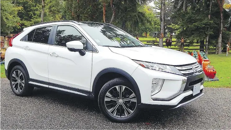  ?? PHOTOS: BRIAN HARPER/DRIVING ?? The 2019 Mitsubishi Eclipse Cross isn’t a bad vehicle, but it needed to be truly great if it was going to stand out in one of the hottest automotive segments.