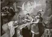  ?? Christophe­l Fine Art | Getty Images ?? The sacrifice of Iphigenia, depicted in the 1600s by Flemalle Bertholet, gets a retelling in Haynes’ novel.