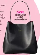  ??  ?? $299 Vestirsi Louise 2.0 bag shopvestir­si.com