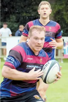  ?? ?? Maidenhead centre Niall Crossley in action against Bracknell earlier this season. Photo: Andrew Batt.