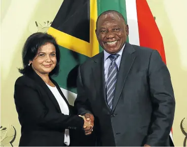  ?? Picture: Masi Losi ?? Shamila Batohi, the new national director of public prosecutio­ns, is among several top appointmen­ts made by President Cyril Ramaphosa in his drive to clean up government in 2018.