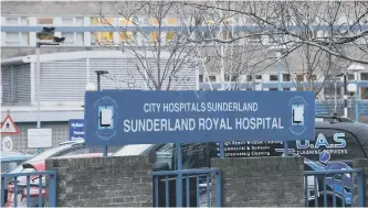  ??  ?? Sunderland Royal Hospital.