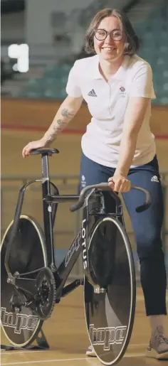  ??  ?? 0 Team GB’S Katie Archibald is excited to ride a Lotus bike at the Tokyo 2020 Olympic Games, given its history with past British Olympic track success