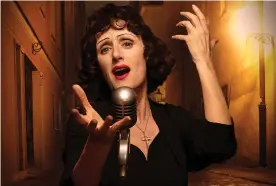  ??  ?? ‘She was the sound of the streets’ … Jenna Russell as Edith Piaf.