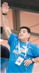  ??  ?? Diego Armando Maradona