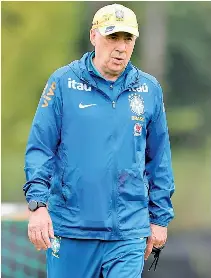  ?? RAFAEL RIBEIRO / CBF ?? Ancelotti comanda treino da Seleção na última Data Fifa deste ano