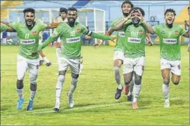  ?? AIFF ?? Gokulam Kerala are on the threshold of becoming the first to retain the I-League title.