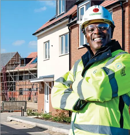  ?? ?? BUILDING FOR THE FUTURE: Shaun Bailey wants young people to be able to get on the housing ladder