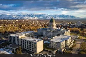  ??  ?? Salt Lake City Skyline