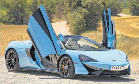  ??  ?? If you have the budget to meet the £164,750 base price, the new McLaren 570S Spider is simply one of the best