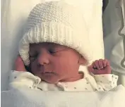  ??  ?? The Olympic gold medallist posted this picture of newborn baby daughter Chloe.