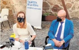  ?? // A. MARTÍNEZ ?? Marga Cerro, ayer, durante una rueda de prensa en Talavera