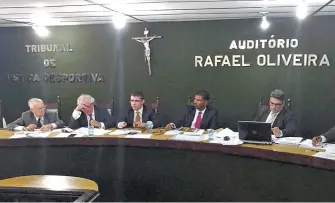  ??  ?? Auditório Rafael Oliveira, no Palácio dos Esportes, será palco de mais um julgamento do Ba-Vi