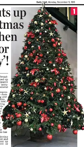 Bbc Puts Up A Christmas Tree Then Axes It For Security Pressreader